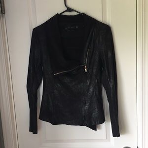 Zara faux suede jacket. Size S